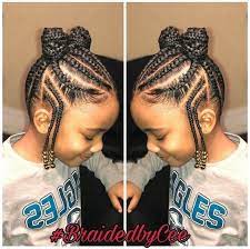 Recreate this hairstyle in 10 quick steps! 12 Easy Winter Protective Natural Hairstyles For Kids Coils And Glory Natural Hairstyles For Kids Hair Styles Little Girl Braid Hairstyles