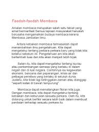 Proses penghijrahan kampung dan proses urbanisasi. Faedah Membaca Dalam Kalangan Masyarakat
