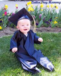 How To Make A Baby Graduation Cap And Gown Latterday Mommy Graduation Cap And Gown Baby Cap Cap And Gown Pictures