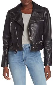 Walter Baker Terry Leather Moto Jacket Jackets Moto Jacket Casual Outfits