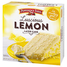 Pepperidge Farm Layer Cake, Luscious Lemon