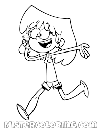 Lori Loud Walking The Loud House Coloring Pages For Kids Coloring Pages Coloring Pages For Kids House Colouring Pages