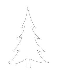 Free Printable Christmas Tree Outline Templates From 2 10