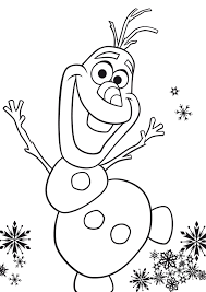Dibujos Para Colorear Frozen Olaf