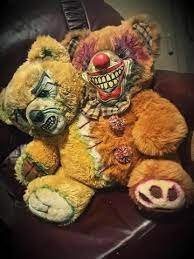 Pin By Dee Cook On Dolls In 2021 Scary Teddy Bear Creepy Stuffed Animals Teddy Drawing