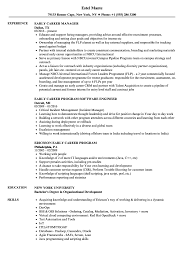 early career resume samples velvet jobs