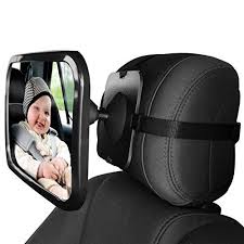 Revolity 360 Degree Baby Rear Facing View Mirror Easily Watch Your Baby With Clear View And Adjustable Rotation Bi Baby Car Mirror Baby Mirror Car Seat Mirrors