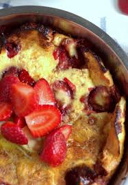 Strawberry Balsamic Vinegar Dutch Baby
