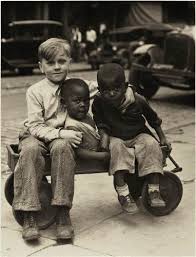 Black And White Children Three Children And Wagon C 1930s History Photo History Old Photos