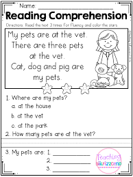 Reading Comprehension For Beginning Reader 25 Emergent Reading Comprehe Reading Comprehension Kindergarten Reading Comprehension Passages Kindergarten Reading