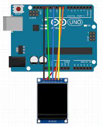 Change the for between 0 and 4000. Project 020 Arduino 1 3 Ips Tft Display Project Arduino Project Hub