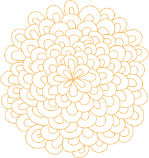A puffy round floral rug with high quality texture. Round Floral Pattern Png Png Image