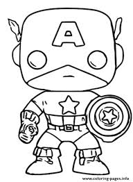 Plus, it's an easy way to celebrate each season or special holidays. Funko Pop Marvel Captain America Coloring Pages Printable