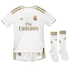 Real Madrid Kids 6 15 Years Home Kit 2019 20 Adidas