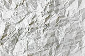 Please include size in millimetres, quantity, paper grammage, texture and finish when requesting a quotation. White Crumpled Paper Free Texture