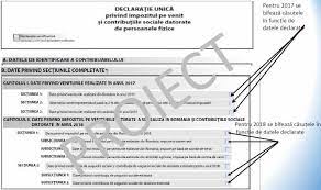 Veniturile din dividende se taxeaza, in 2017, cu impozitul pe venit de 5% in 2017 si cu cass de 5,5%, in anumite conditii. Pfa È™i Alte ActivitÄƒÈ›i Independente Termen Mfp 2018 Pentru Depunerea Noii DeclaraÈ›ii Unice Pentru Impozit È™i ContribuÈ›ii