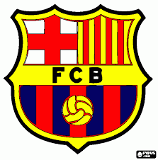 Escudo Barça Para Colorear