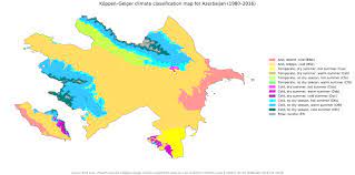 Koppen Geiger Climate Classification Map For Azerbaidjan 108 Map Azerbaijan Drawing It