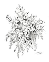 This Item Is Unavailable Custom Bouquet Flower Bouquet Drawing Drawings