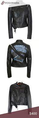 Dolce Gabbana Virginia Panthers Leather Jacket Leather Jacket Dolce And Gabbana Leather Jackets Women