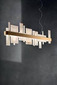 Pendant lamps with an integrated led module offer many advantages: Honice Long Pendant Lamp In Gilt Metal And Onyx 100cm Masiero Murano And Crystal Chandeliers Lamps And Wall Lights Ref 20010044