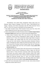 Versand portofrei, 3 jahre garantie Pdf Pengumuman Skb Cpns Pemprov Jatim Santi Kusumawati Academia Edu