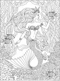 Enchanted beautiful mermaid coloring pages. Super Huge 48 X 63 Coloring Poster Debbie Lynn