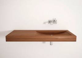 Waschtisch waschbeckenunterschrank altholz holz badzimmerschrank. Wand Waschbecken Le01 Karpenter Rechteckig Holz Modern