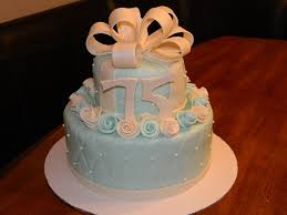 Well why not have it in 'cake form'? Ideas For Male 75th Birthday