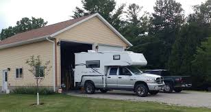 There isn't a bathroom installed as there just isn't space. 25 Dream Rv Garages For Campers Truck Camper Magazine
