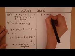 If we talk in terms of number of swap operations performed by bubble sort things change. Bubble Sort Time Complexity Youtube
