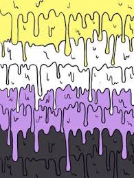 The nonbinary pride flag is one of these wonderful banners. Nonbinary Flag
