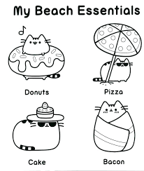 You can download and print this pusheen unicorn coloring pages,then color it with your kids or share with your friends. Unicorn Pusheen Cat Coloring Pages Coloring And Drawing