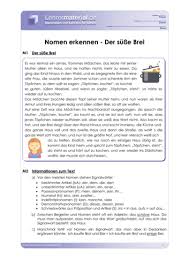 Man kann für nomen auch andere wörter verwenden. Arbeitsblatt Nomen Erkennen Der Susse Brei Lehrermaterial De