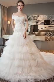 Das brautkleid oder hochzeitskleid wird von der braut zur hochzeitszeremonie getragen. Royal Schleppe Kurze Armel Naturliche Taille T Shirt Elegant Brautkleid 7kleid