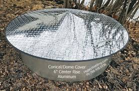 This fire pit cover only uses a few tools and is a perfect project for beginners and experienced diyers alike. Aluminum Conical Dome Shaped Fire Pit Covers 6 Tall In Center 36 39 40 Diameters Stainless Steel Fire Pit Metal Fire Pit Fire Pit Cover