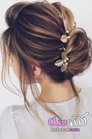 كعكة شعر عشوائية طريقة عمل كعكة الشعر الكورية تسريحة الكعكة الفوضوية طريقة عمل كعكة ا bridesmaid hair updo wedding hairstyles bridesmaid up dos for medium hair
