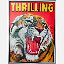 Circus Poster Tiger Poster Vintage Circus Posters Circus Poster