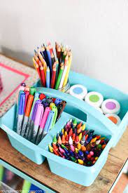 School Supply Organization Kids Craft Supplies Art Supply Organization Craft Organization