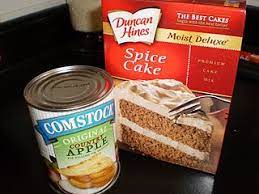 One Simple Country Girl Easy Peasy Apple Spice Cake Spice Cake Mix Spice Cake Mix Recipes Spice Cake