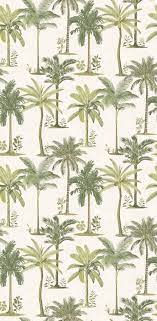 graham brown palmboom motief palmboom groen behang goud behang
