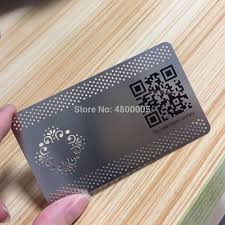 When scanned, the qr code will take you to a specific online destination. Custom Stainless Steel Metal Business Cards Printing Qr Code Cut Out Logo Buy At The Price Of 134 21 In Aliexpress Com Imall Com