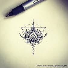 Resultado De Imagen De Lotus Mandala Tattoo Sma Tatueringar Pa Vristen Tatueringsideer Liten Tatuering