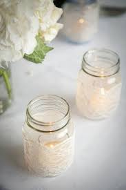 We love wedding mason jars!. 10 Diy Projects Ideas Using Lace And Doilies Eatwell101