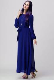 فستان شيفون ازرق كاجوال نساء Long Sleeve Chiffon Maxi Dress Maxi Shift Dress Maxi Dress
