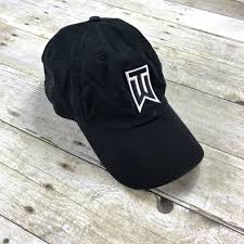 Nike Tiger Woods Tw Buick Golf Black Cotton Golfing Dad Hat Dad Hats Tiger Woods Black Cotton