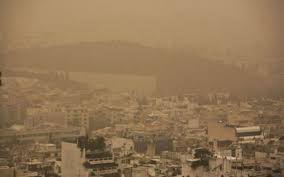 Αποτέλεσμα εικόνας για μεταφορα αφρικανικης σκονης εικονα