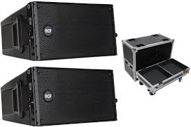 A linear speaker array you can build. Buy 2x Rcf Hdl 10 A Active Line Array Speaker Module X Rcf Hdl10ax2w Flight Case Online In Italy B074p7s7xd