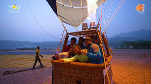 Gujarat Tourism - Soaring above serenity with a hot air...