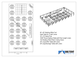 You could rely on ushers to seat guests at row 3 and back only, but what if someone arrives late and takes the seat anyway? 150 Guest Reception Seating Big Tent Events
